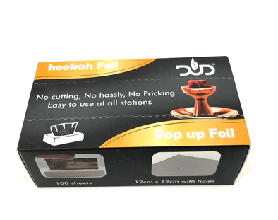 Premium Hookah Foil Dud Pre-Poked Foil Large Foil 15x15cm sheets - Premium  from ETERNAL HOOKAH - Just $9.99! Shop now at ETERNAL HOOKAH