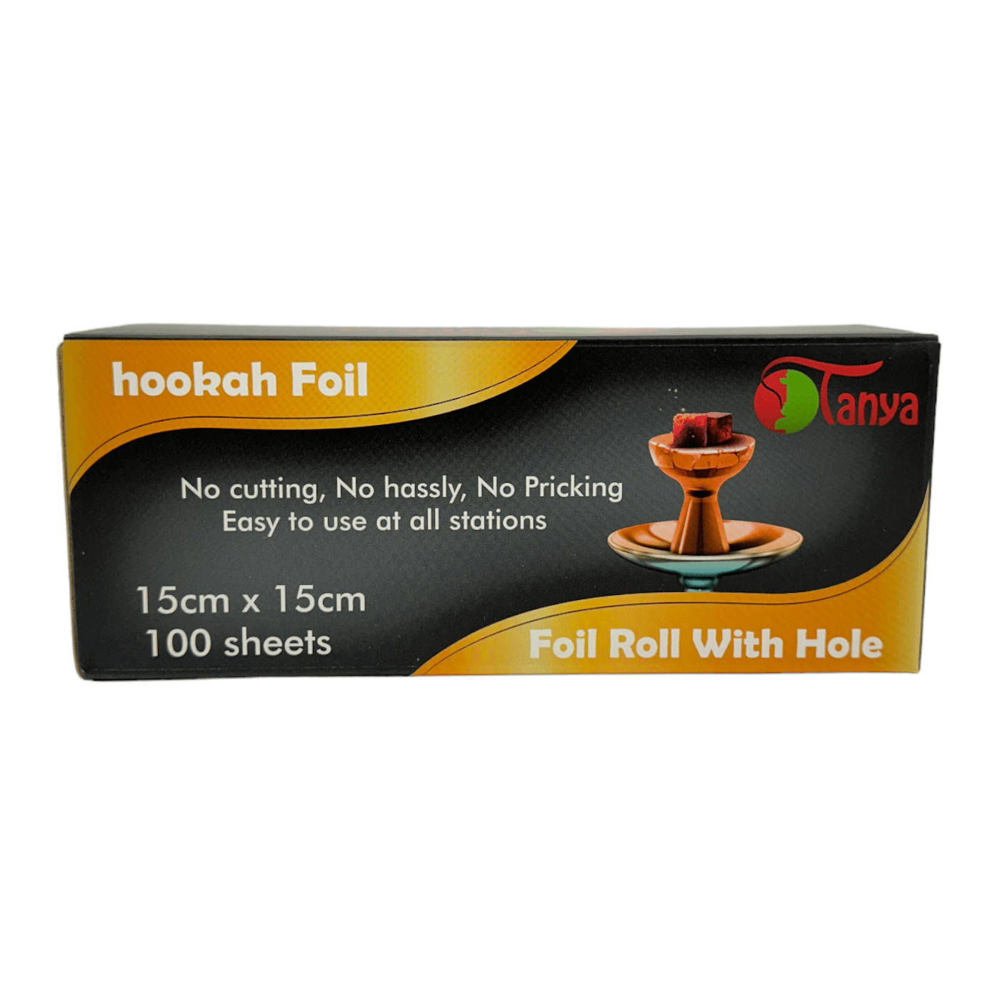 Tanya Hookah Foil Pre-Poked Foil Large 15X15cm Sheets - Premium  from ETERNAL HOOKAH - Just $5.99! Shop now at ETERNAL HOOKAH