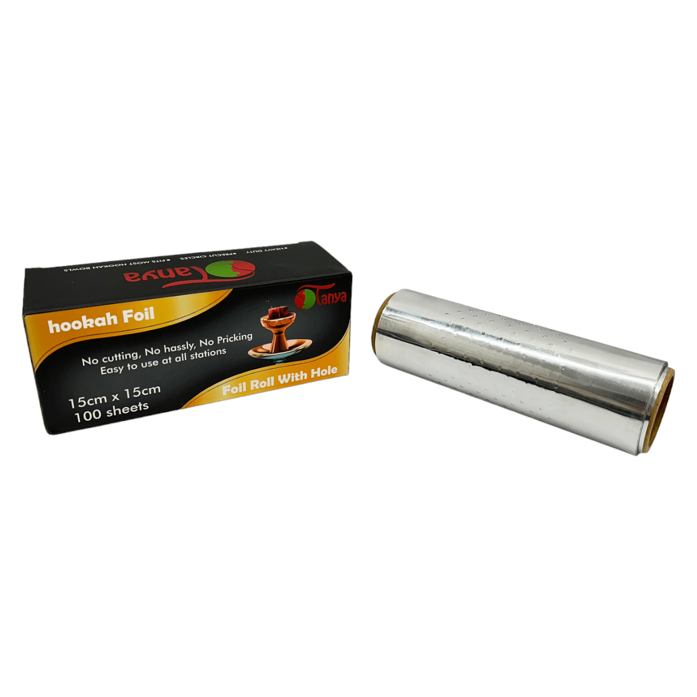 Tanya Hookah Foil Pre-Poked Foil Large 15X15cm Sheets - Premium  from ETERNAL HOOKAH - Just $5.99! Shop now at ETERNAL HOOKAH