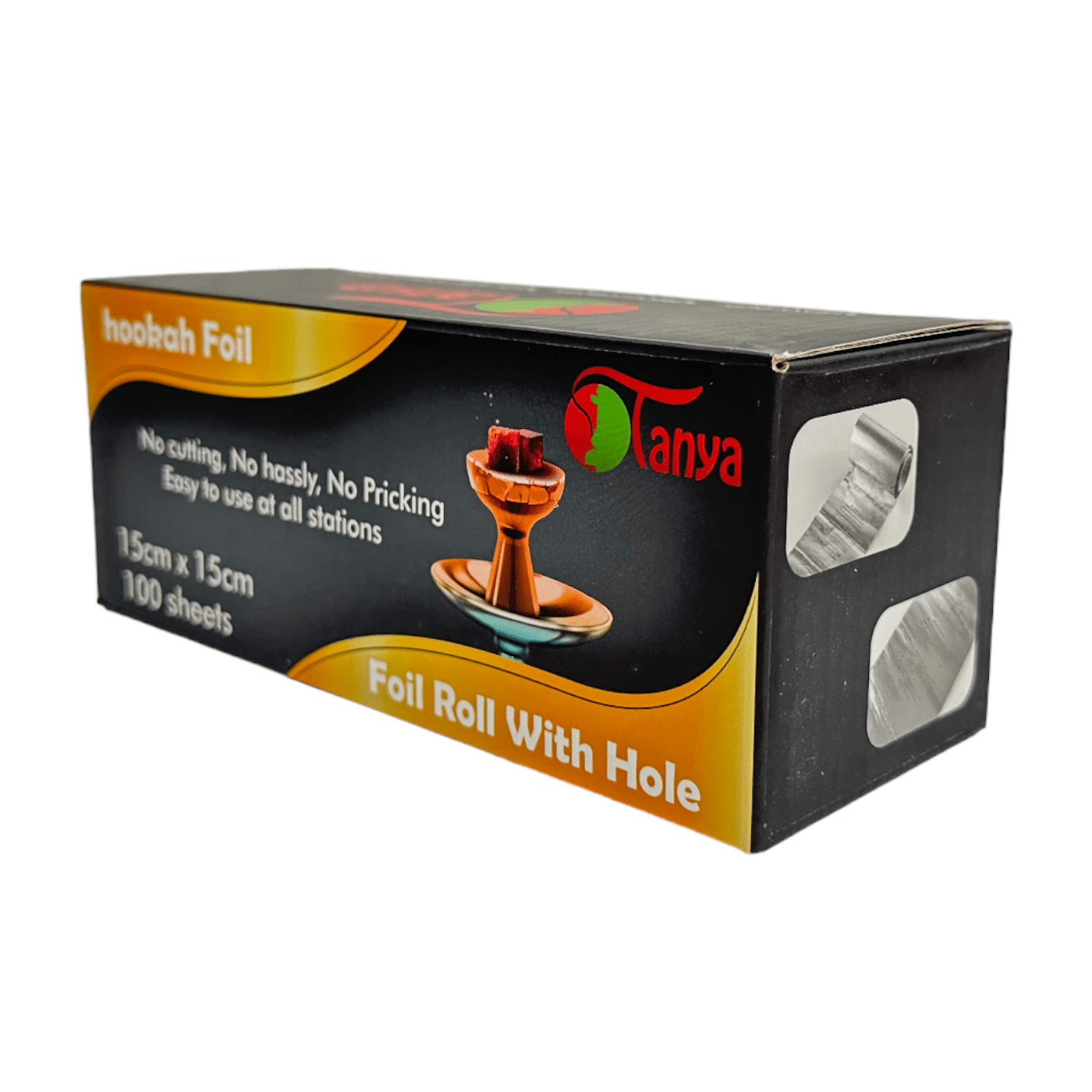 Tanya Hookah Foil Pre-Poked Foil Large 15X15cm Sheets - Premium  from ETERNAL HOOKAH - Just $5.99! Shop now at ETERNAL HOOKAH 